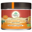 Golden Turmeric Latte Mix, 6% curcumina organica 100g Organic India