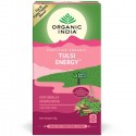 Ceai Tulsi Energy, energizant natural 25 plicuri Organic India