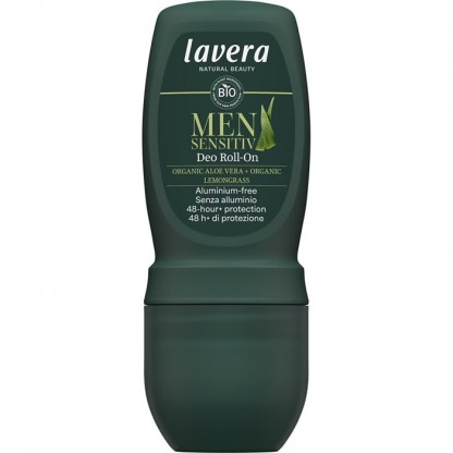 Deo roll-on pt barbati, cu aloe vera si lemongras bio 50ml Lavera