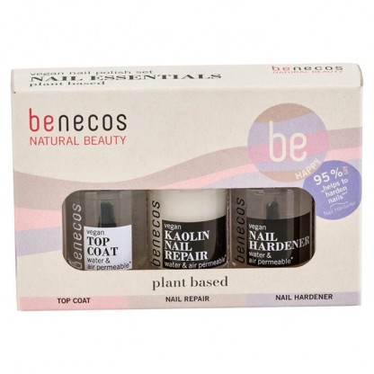 Set lacuri de unghii naturale Nail Essentials Benecos