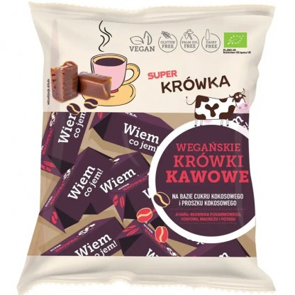 Caramele bio cu aroma cafea 150g Super Fudgio