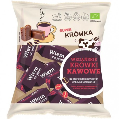 Caramele bio cu aroma cafea 150g Super Fudgio