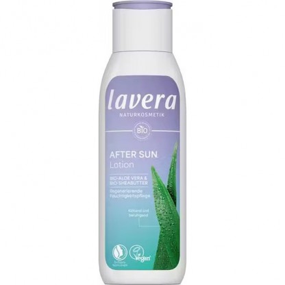 Lotiune de corp after sun cu aloe vera si unt de shea bio 200ml Lavera