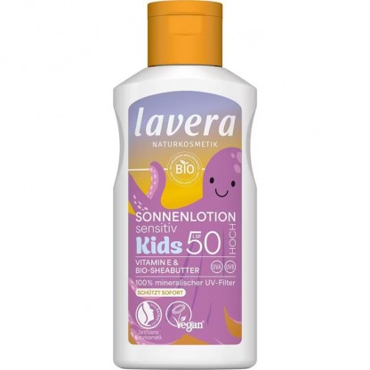 Lotiune protectie solara pt copii SPF50 cu unt shea 100ml Lavera