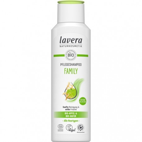 Sampon pentru toata familia cu mar bio si ovaz bio 250ml Lavera