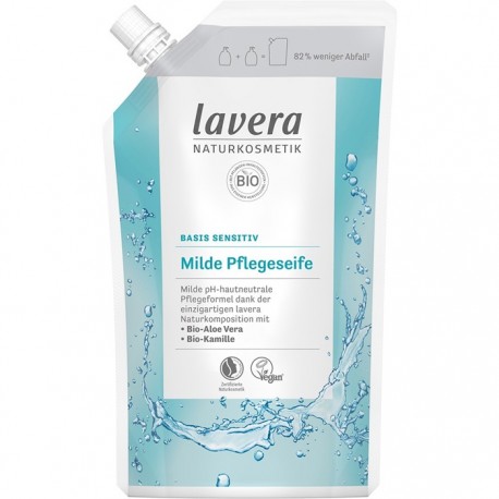 Sapun lichid delicat pentru intreaga familie bio sensitiv (rezerva) 500ml Lavera