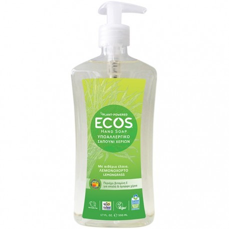 Sapun cu lemongrass hipoalergen 500ml Ecos