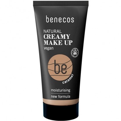 Fond de ten cremos bio Caramel, nuanta inchisa, pt tenuri medii spre inchise 30ml Benecos