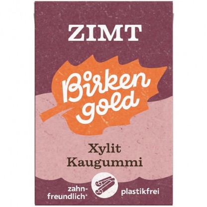 Guma de mestecat cu scortisoara 20 drajeuri 28g Birkengold