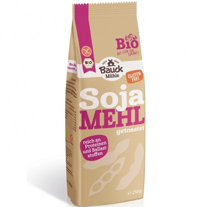 Faina de soia prajita bio, fara gluten 250g Bauckhof
