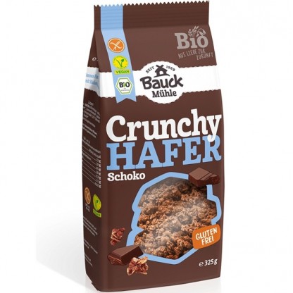 Ovaz crocant cu ciocolata bio, fara gluten 325g Bauckhof