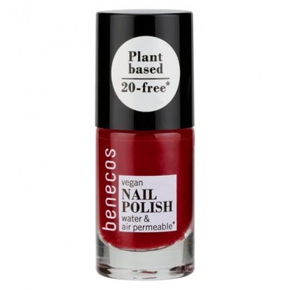 Lac de unghii Cherry Red, natural vegan 5ml Benecos