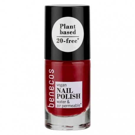 Lac de unghii Cherry Red, natural vegan 5 ml Benecos