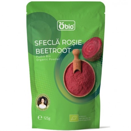 Sfecla rosie pudra bio 125g Obio