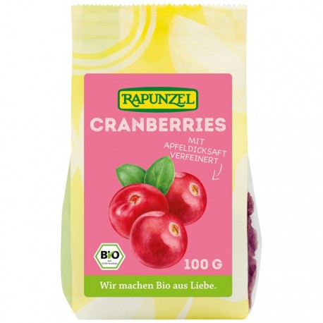 Merisoare bio, fara sulfiti 100g Rapunzel