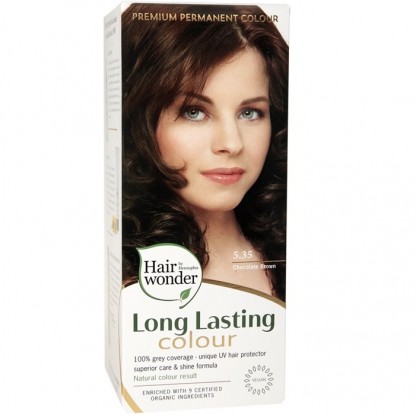 Vopsea de par Long Lasting Colour Chocolate Brown 5.35 Hairwonder (fosta gama HennaPlus)