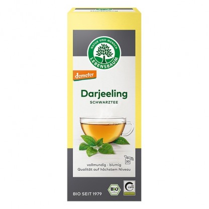 Ceai negru Darjeeling bio 20 plicuri Lebensbaum