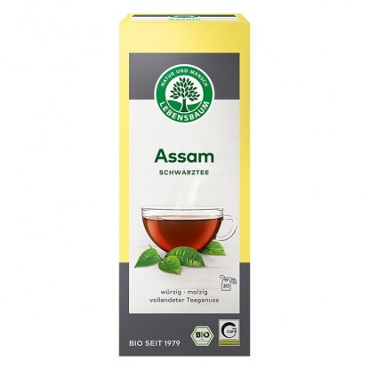 Ceai negru Assam bio 20 pliculete Lebensbaum