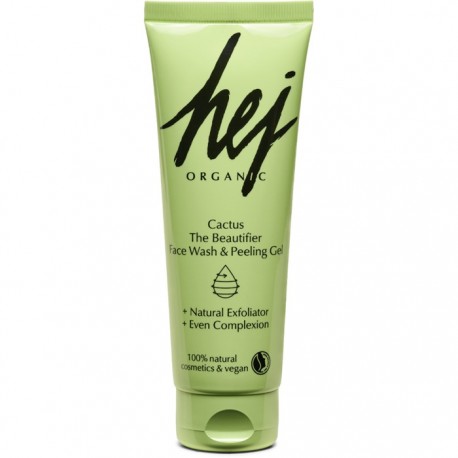 Gel de curatare si peeling Cactus The Beautifier 125ml Hej Organic