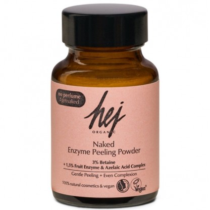 Peeling enzimatic pudra de fructe Naked 30g Hej Organic