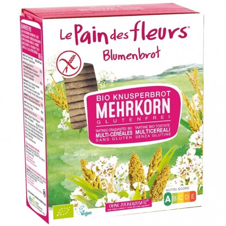 Paine bio multicereale, fara gluten 150g Blumenbrot