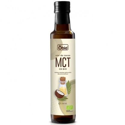 Ulei de cocos MCT C8 bio 250ml Obio