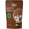 Mix proteic cu cacao, 60% proteina bio 300g Obio