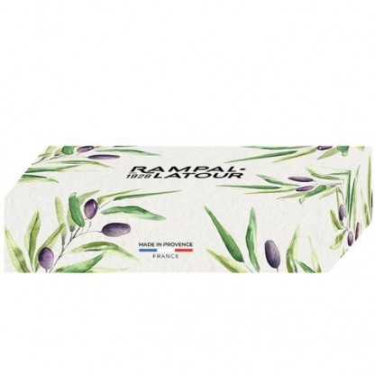 Duo sapun de Marsilia alb si verde 300g Rampal Latour