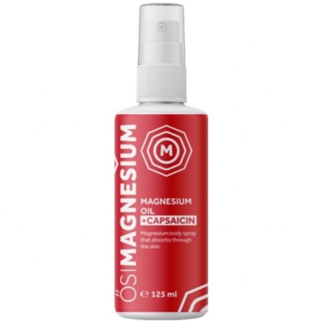 Ulei de magneziu + Capsaicin (extract de ardei chili) 125ml Osimagnesium