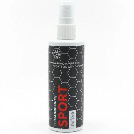 Ulei cu magneziu si Capsaicin Before Sport, efect incalzire 125ml Osimagnesium