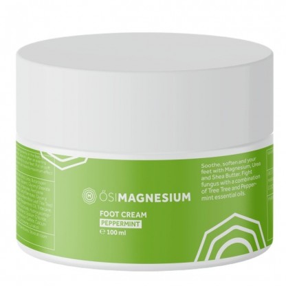 Crema cu magneziu si menta pt picioare obosite 100ml OsiMagnesium
