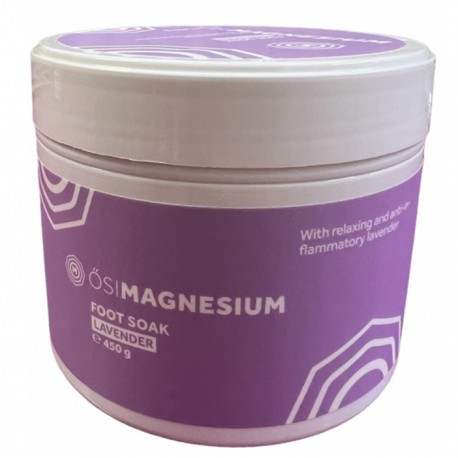 Fulgi de magneziu si lavanda pt baia relaxanta a picioarelor inflamate 450g Osimagnesium