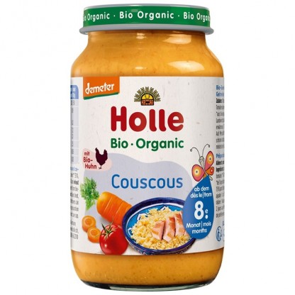 Cous cous cu carne de pui bio +8 luni 220g Holle