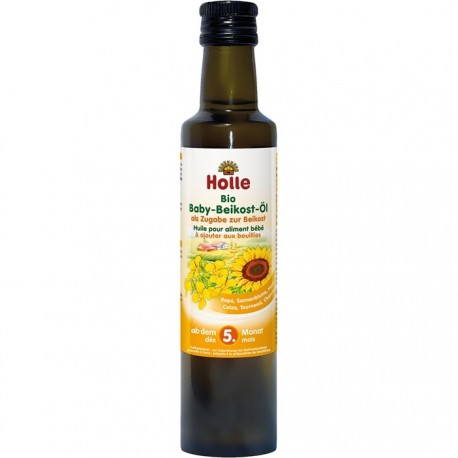 Ulei bio pentru hrana bebelusilor, fara gluten, +5 luni Holle 250ml