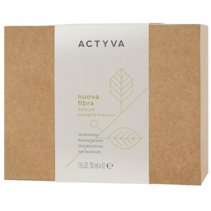 Serum tratament de restructurare - Nuova Fibra Serum 12 x 30 ml Kemon Actyva