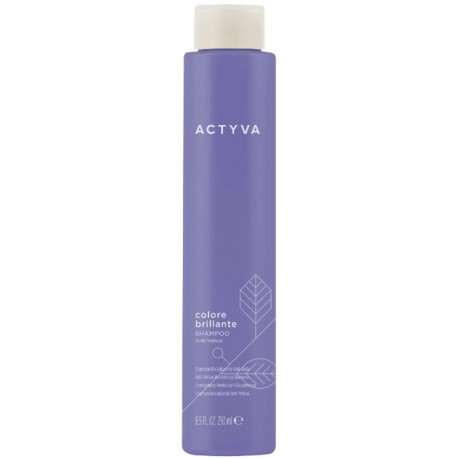 Sampon pentru neutralizarea tonurilor de galben Colore Brillante Anti-Yellow 250 ml Kemon Actyva