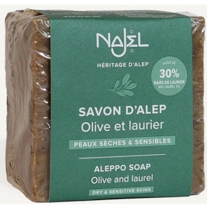 Sapun traditional de Alep cu 30% ulei de dafin 170g Najel
