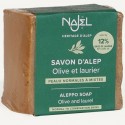 Sapun traditional de Alep cu 12% ulei de dafin 200g Najel