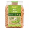 Linte rosie decojita bio 500g Rapunzel
