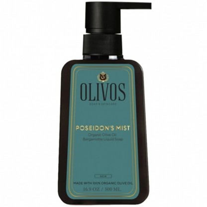 Sapun lichid Posidon's Mist cu ulei de masline si bergamota 500ml Olivos
