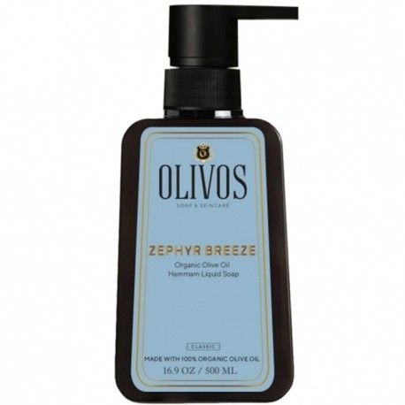 Sapun lichid Zephyr Breeze cu ulei de masline, Hammam 500ml Olivos