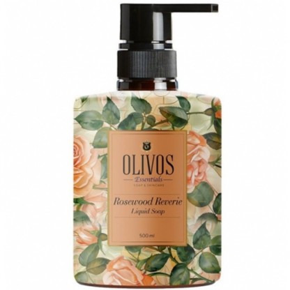 Sapun lichid Rosewood Reverie cu trandafir si bujor 500ml Olivos