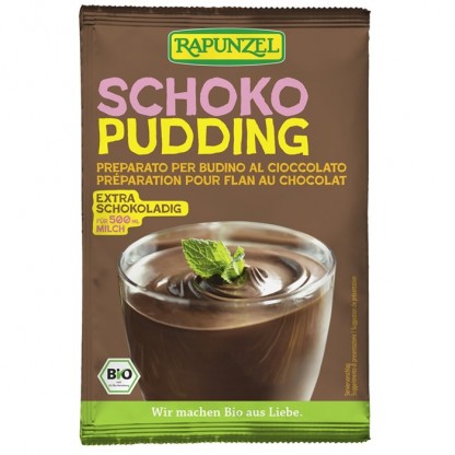 Pudra de budinca de ciocolata bio 40g Rapunzel