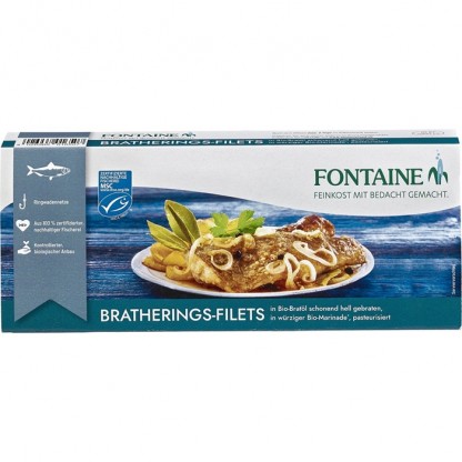 File de hering prajit in marinada condimentata 325g Fontaine