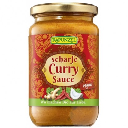 Sos Curry iute, bio vegan 330ml Rapunzel