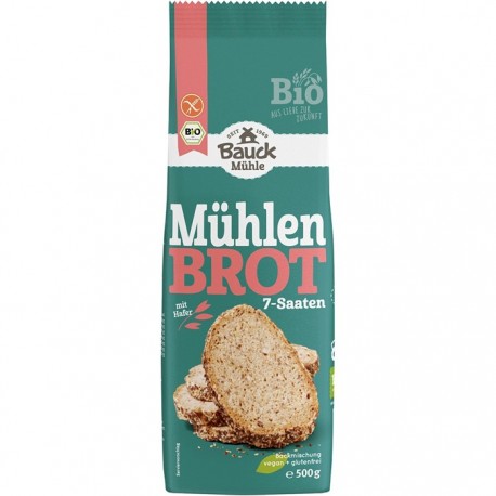 Mix pentru paine de moara bio, fara gluten 500g Bauckhof