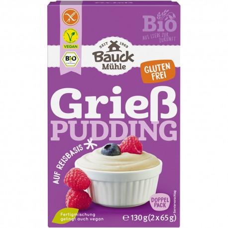 Budinca de gris bio, fara gluten 130g Bauckhof
