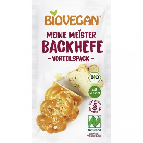 Drojdie uscata bio Meister, fara gluten 7g Biovegan
