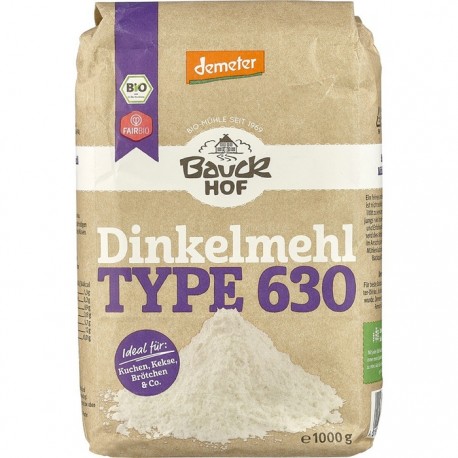 Faina de spelta tip 630 Demeter bio 1kg BauckHof
