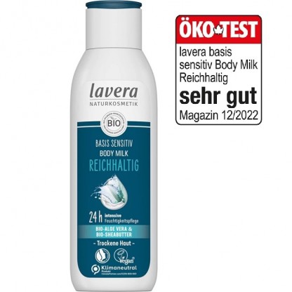 Lapte de corp sensitiv aloe vera bio si unt de shea bio 250ml Lavera